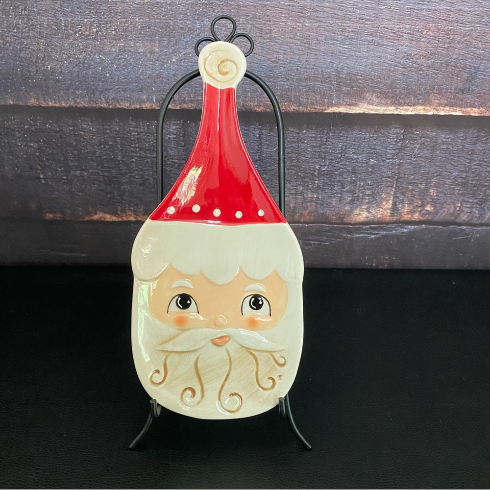 Johanna Parker Santa Claus Ceramic Plate